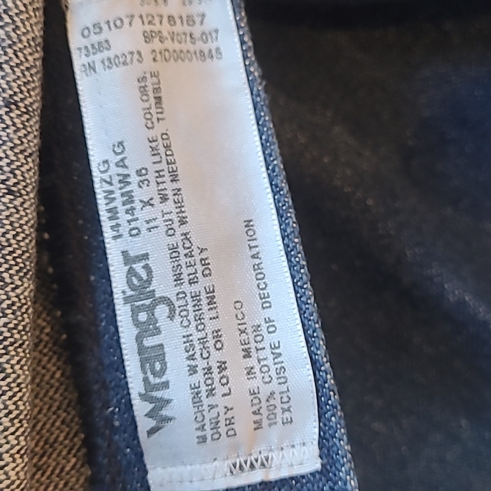Women Vintage Wrangler Jeans 11×36 - Picture 4 of 4